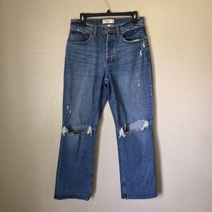 Abercrombie & Fitch 90s Baggy Low Rise Curve Love Jeans 28/6R